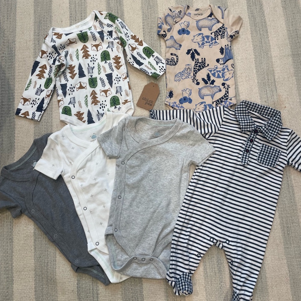 Brand new - never worn baby onesie bundle.